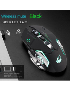 Ratón Inalámbrico Mecánico Aimery con Luz RGB 6 Botones 2