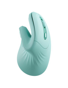 Ratón Vertical Ergonómico seenda Bluetooth + USB Verde Menta