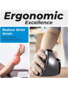 Ratón Vertical Ergonómico Evoluent VMDLW para Mano Izquierda 2