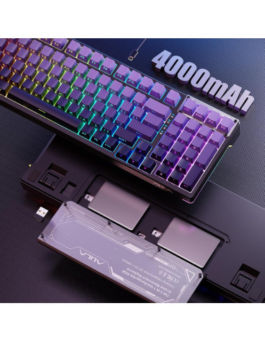 Teclado Mecánico AULA F98 RGB Bluetooth/USB-C 99 Teclas