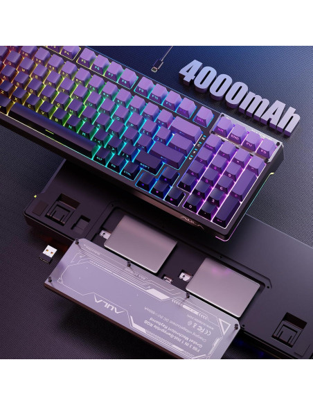 Teclado Mecánico AULA F98 RGB Bluetooth/USB-C 99 Teclas