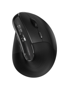 Ratón Ergonómico Inalámbrico Kysona EM11PRO Negro, 5 DPI Ajustables