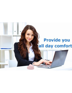 Ratón Inalámbrico Ergonómico Vertical Rosa Recargable para PC 2