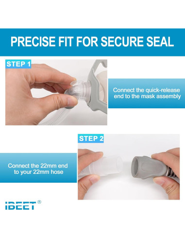 Tubo de Reemplazo IBEET para Máscara Nasal Wisp - 22mm