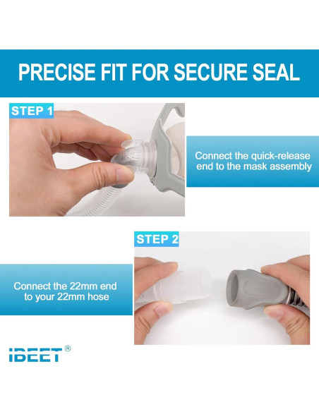 Tubo de Reemplazo IBEET para Máscara Nasal Wisp - 22mm