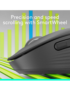 Ratón Inalámbrico Logitech Signature Plus M750 L - Grafito, Multi Dispositivo, 24 Meses Batería 2