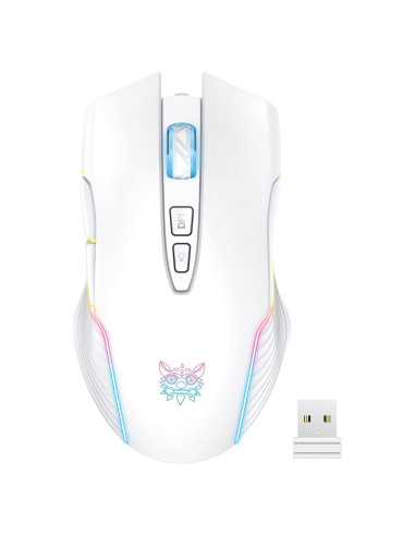 Ratón Gaming Inalámbrico PHNIXGAM Blanco RGB 3600 DPI