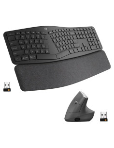 Combo Teclado Ergonómico Inalámbrico Logitech ERGO K860 + MX Vertical