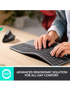 Combo Teclado Ergonómico Inalámbrico Logitech ERGO K860 + MX Vertical 2