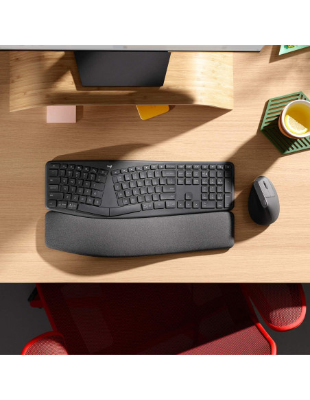 Combo Teclado Ergonómico Inalámbrico Logitech ERGO K860 + MX Vertical