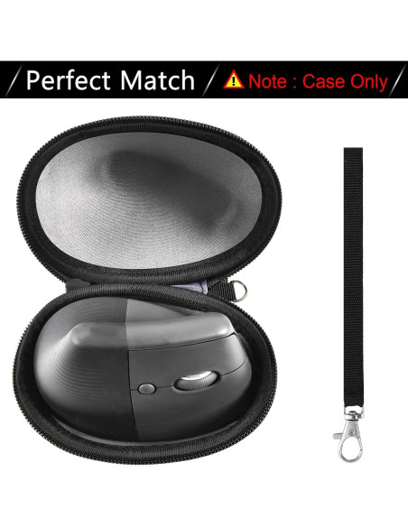 Funda ANKHOH para Mouse Ergonómico Logitech Lift - Negra