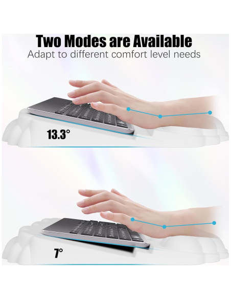 Reposamuñecas Ergonómico Lomil con Almohadilla de Teclado 3 en 1
