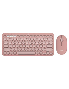 Combo Teclado y Ratón Inalámbricos Logitech Pebble 2 Rosa