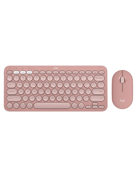 Combo Teclado y Ratón Inalámbricos Logitech Pebble 2 Rosa Combo Teclado y Ratón Inalámbricos Logitech Pebble 2 Rosa