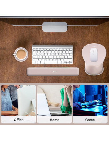 Soporte Reposamuñecas Ergonómico MOSISO para Teclado y Ratón