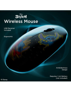 Ratón Inalámbrico Ergonómico iJoy Lilo y Stitch Bluetooth 10.16cm 2
