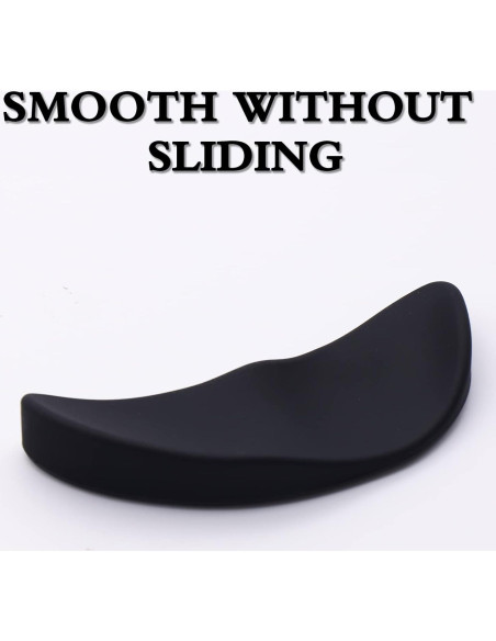 Reposamuñecas ergonómico ATEN.LLC para mouse - Silicona negra