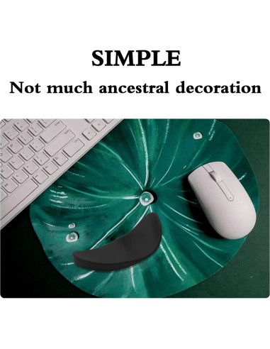 Reposamuñecas ergonómico ATEN.LLC para mouse - Silicona negra