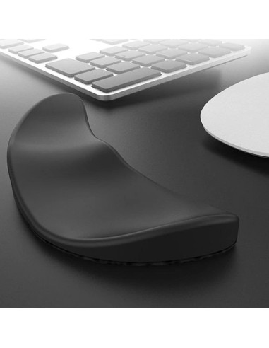 Reposamuñecas ergonómico ATEN.LLC para mouse - Silicona negra