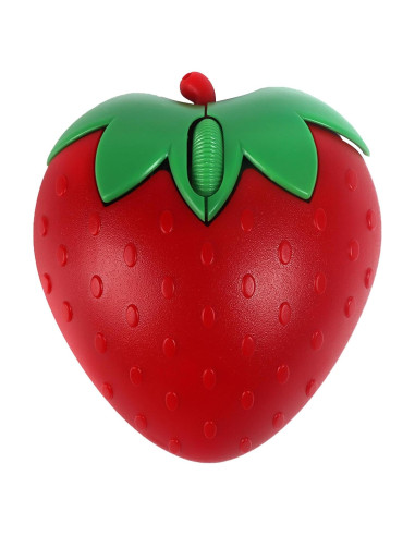 Ratón Inalámbrico Bluetooth Genérico Forma de Fresa 1000DPI