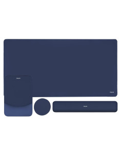 Conjunto Alfombrilla de Teclado y Ratón MOSISO Azul Marino