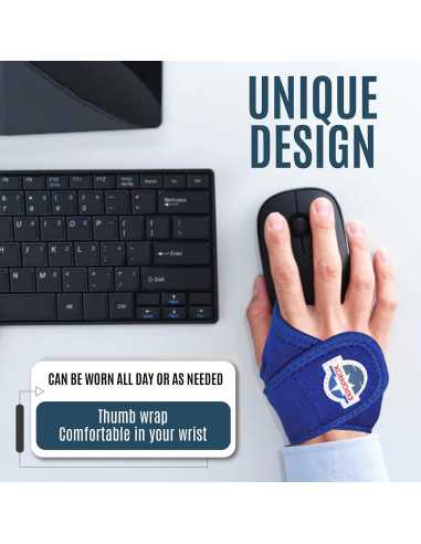 Reposamuñecas ergonómico EXPOPROX ajustable 35.56x7.62cm