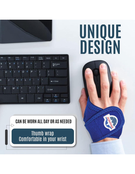 Reposamuñecas ergonómico EXPOPROX ajustable 35.56x7.62cm