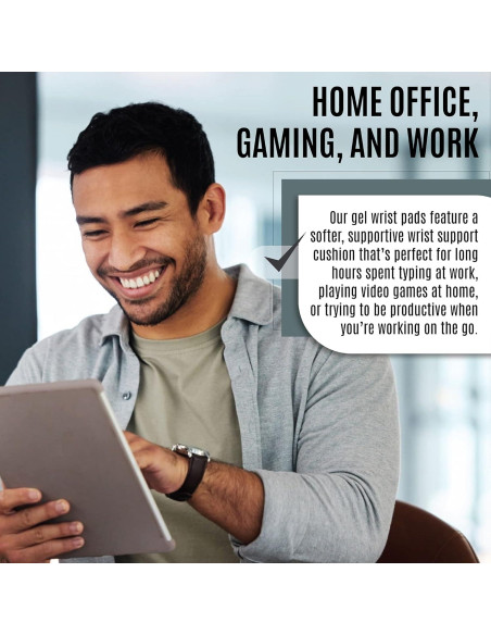 Reposamuñecas ergonómico EXPOPROX ajustable 35.56x7.62cm