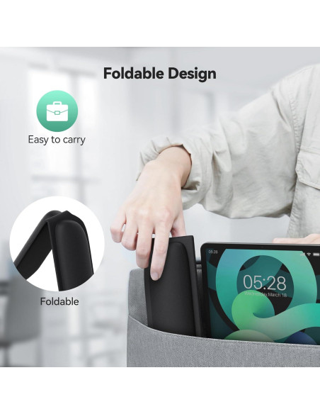 Set Ergonómico TECKNET 3-en-1 con Reposamuñecas de Espuma