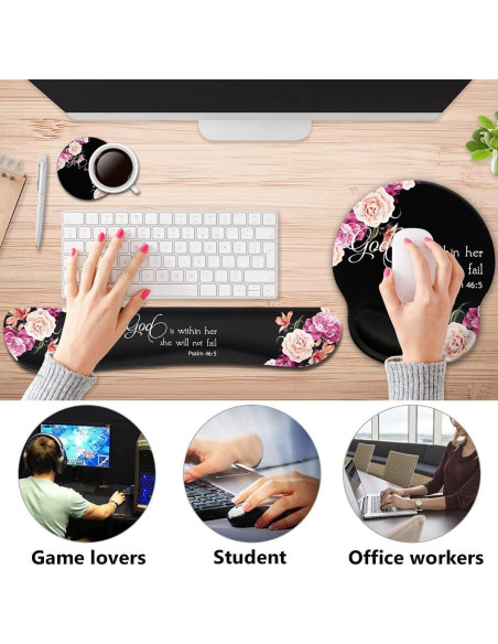 Almohadilla Ergonómica para Muñeca y Mouse FDHHKJUKO Almohadilla Ergonómica para Muñeca y Mouse FDHHKJUKO