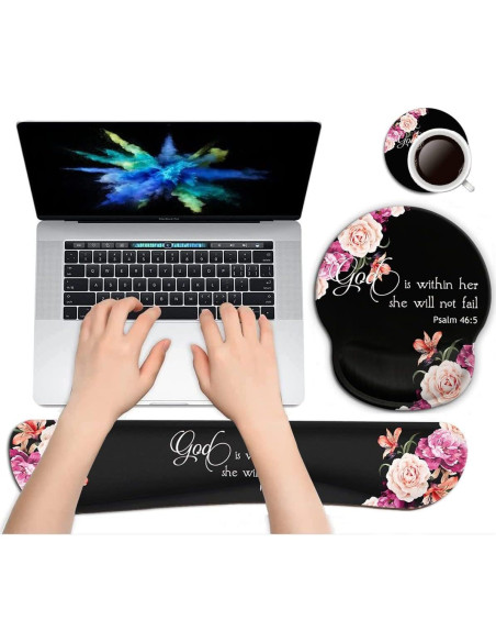 Almohadilla Ergonómica para Muñeca y Mouse FDHHKJUKO Almohadilla Ergonómica para Muñeca y Mouse FDHHKJUKO