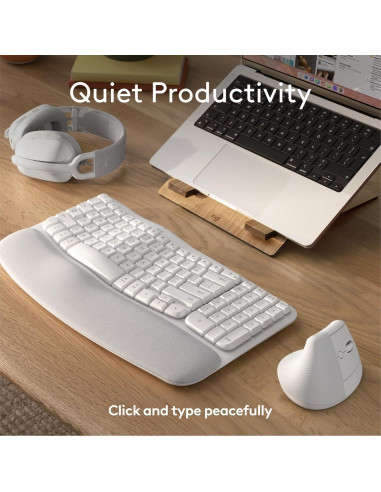 Combo Teclado Wave Keys y Ratón Lift para Mac - Inalámbrico Ergonómico