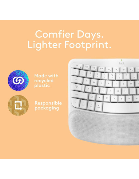 Combo Teclado Wave Keys y Ratón Lift para Mac - Inalámbrico Ergonómico