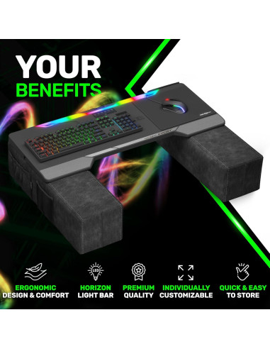 Escritorio de Juego Ergonómico Couchmaster CYCON HORIZONLIGHT