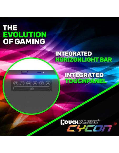 Escritorio de Juego Ergonómico Couchmaster CYCON HORIZONLIGHT