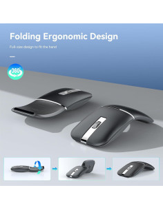 Ratón Inalámbrico ZDX WFB Rotativo 2 en 1 Bluetooth 5.0 2
