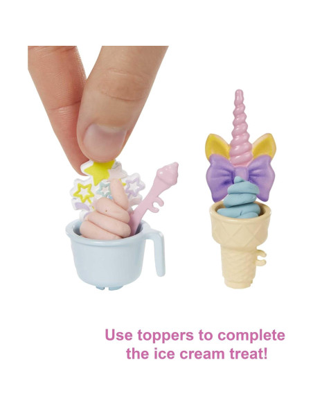 Juego de heladería Barbie con muñeca y accesorios 30.48 cm Juego de heladería Barbie con muñeca y accesorios 30.48 cm