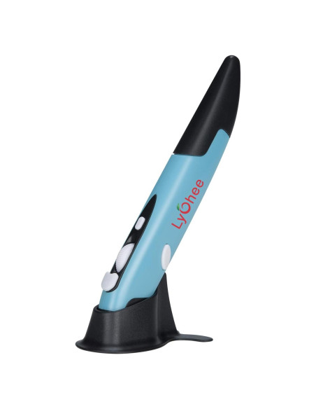 Ratón Óptico Inalámbrico Lychee Mini 800/1200/1600 DPI Azul