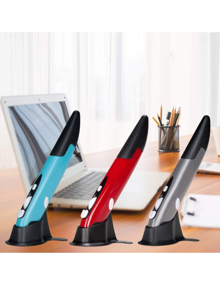 Ratón Óptico Inalámbrico Lychee Mini 800/1200/1600 DPI Azul