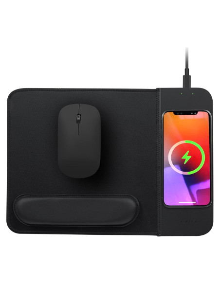 Alfombrilla de Carga Inalámbrica 15W VIVIYA con Soporte