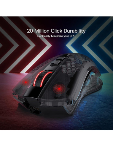 Ratón Gaming Inalámbrico Redragon M808 Storm Pro RGB 16000 DPI