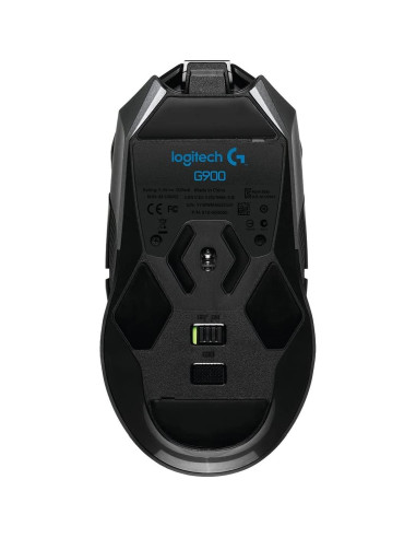 Ratón Gaming Logitech G900 Chaos Spectrum Inalámbrico 107g