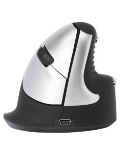 Ratón Ergonómico Vertical Inalámbrico R-Go Tools Negro