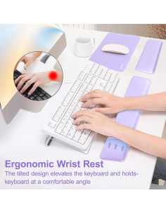 Soporte Ergonómico para Teclado y Reposamuñecas Mosiso 2