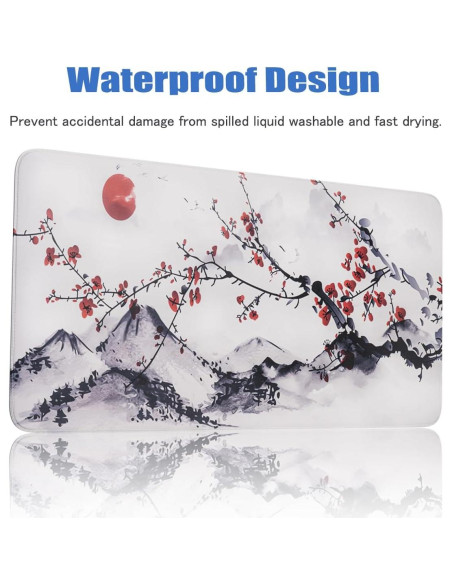 Alfombrilla de Ratón Grande SUEHIODHY Sakura 60x30cm Antideslizante