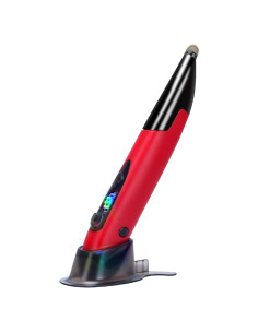 Ratón Óptico Inalámbrico Lychee Rojo con Control de Voz