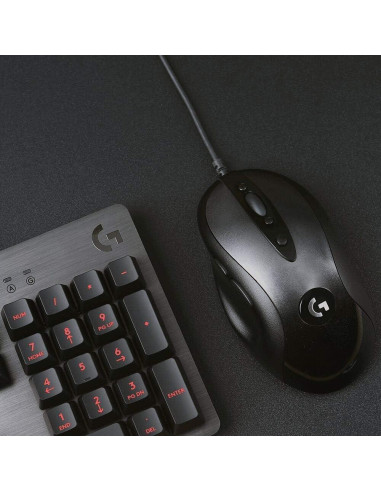 Logitech G MX518 Ratón Gaming Hero 25K, 8 Botones, 198g
