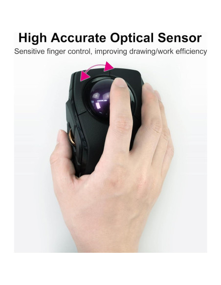 Bola de Reemplazo SANWA 44mm para Ratones Trackball Púrpura