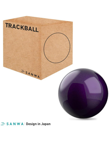 Bola de Reemplazo SANWA 44mm para Ratones Trackball Púrpura
