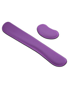 Almohadilla Ergonómica para Muñeca PATIKIL - Espuma de Memoria - Púrpura